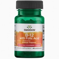 Vitamin B-12 with Folic Acid (60леденцов)